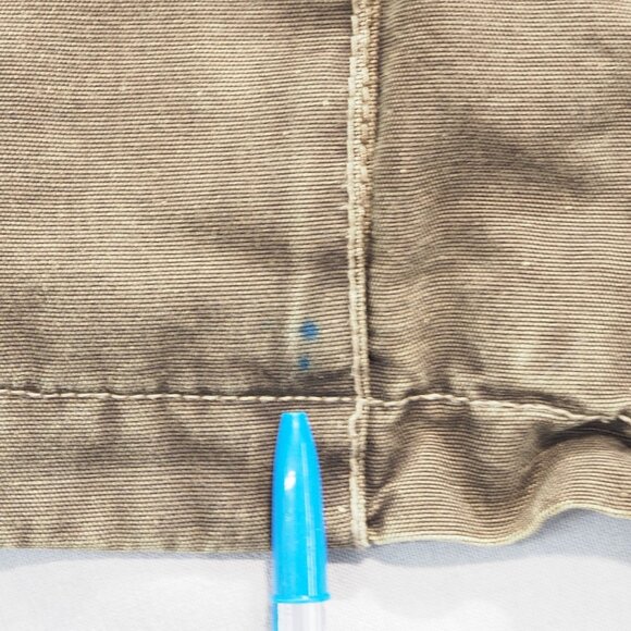 Columbia Utility Jacket Mens Extra Large Brown Canvas Barn Chore Coat Work Faded - Picture 5 of 14